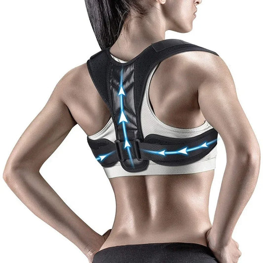 Adjustable Back Shoulder Posture Corrector  Belt Clavicle Spine Support Reshape Your Body Home Office Sport Upper Back NeckBrace