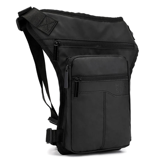 Men Waterproof Leg Bag Male Chest Bag Hip Belt Waist Fanny Pack Messenger Bag Shoulder Bags Multi-Pockets Cycling Crossbody Bag